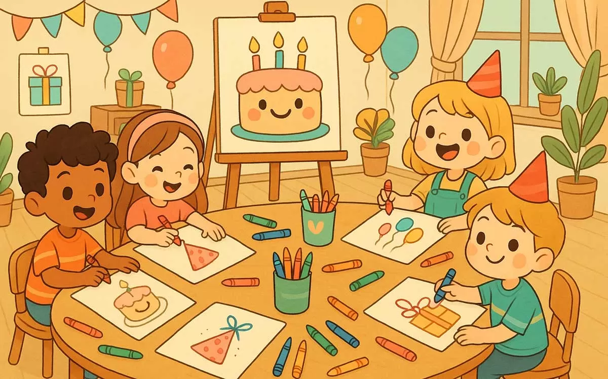 Birthday Coloring Pages