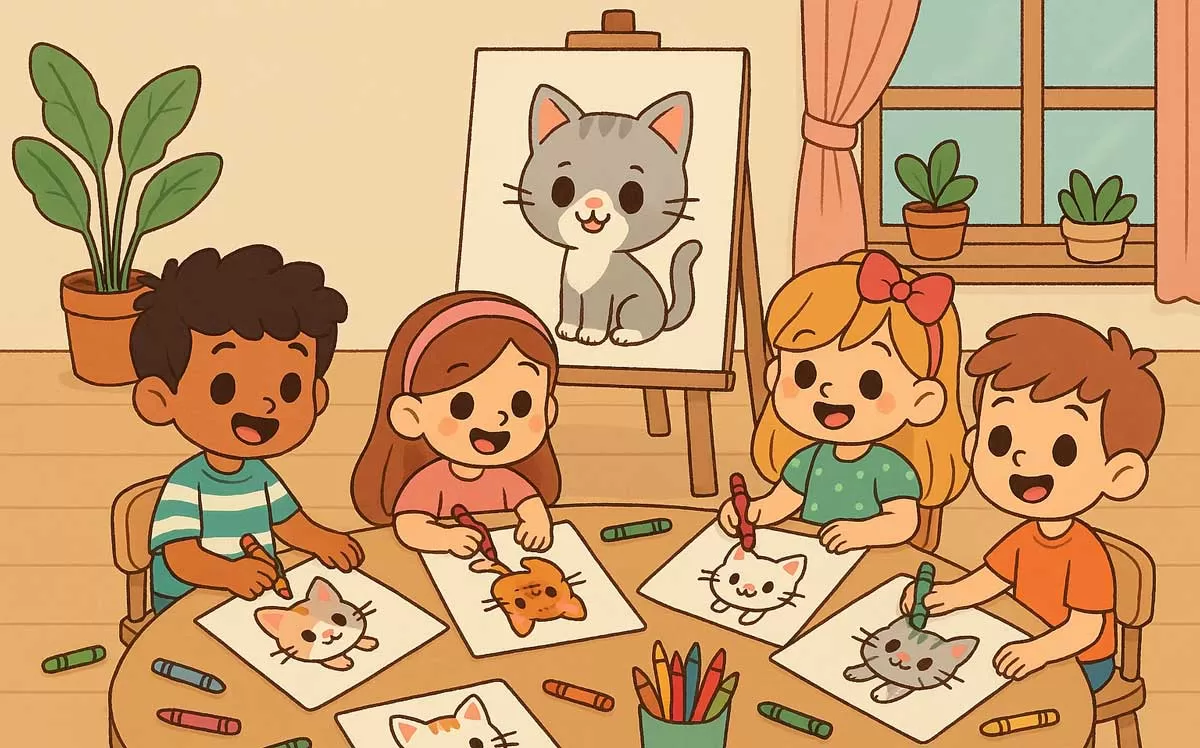 Kitten Coloring Pages