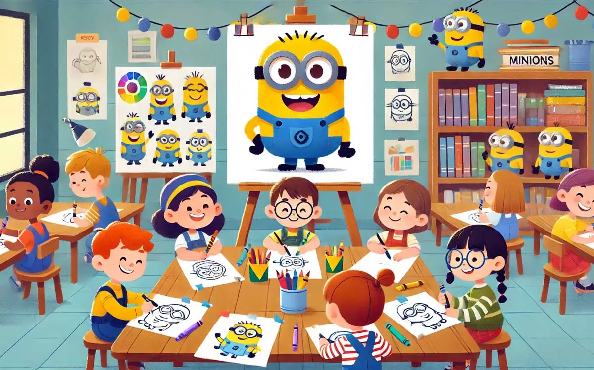 Minions Coloring Pages