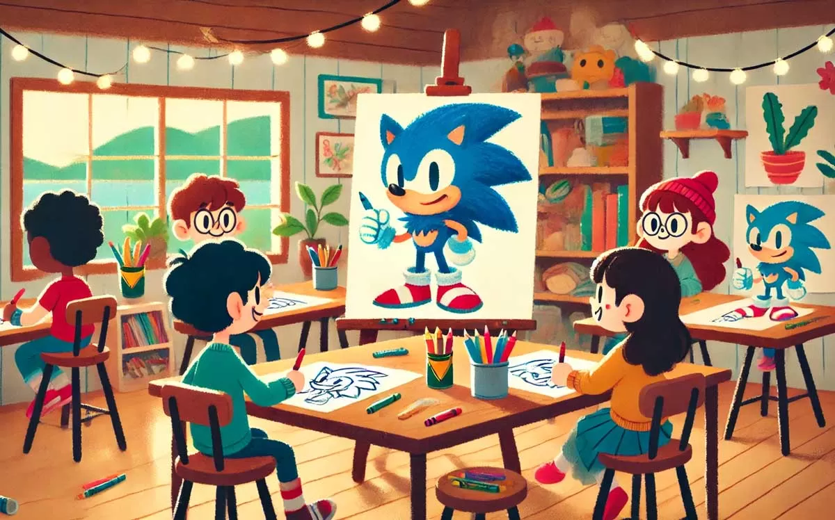 Sonic Coloring Pages