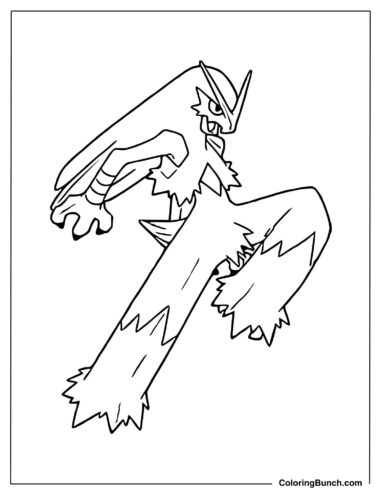 Blaziken Drawing to Color