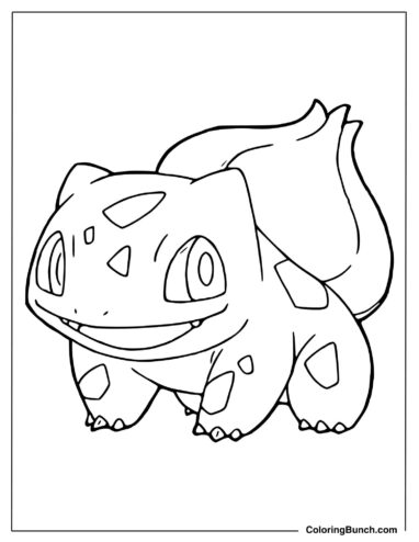 Bulbasaur Pokemon To Color