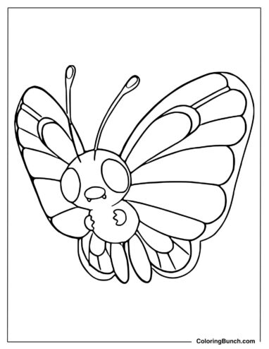 Butterfree To Color
