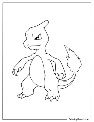 Charmeleon Coloring Sheet