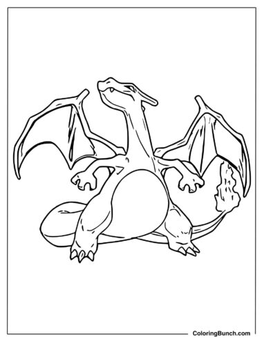 Coloring Page Of Charizard