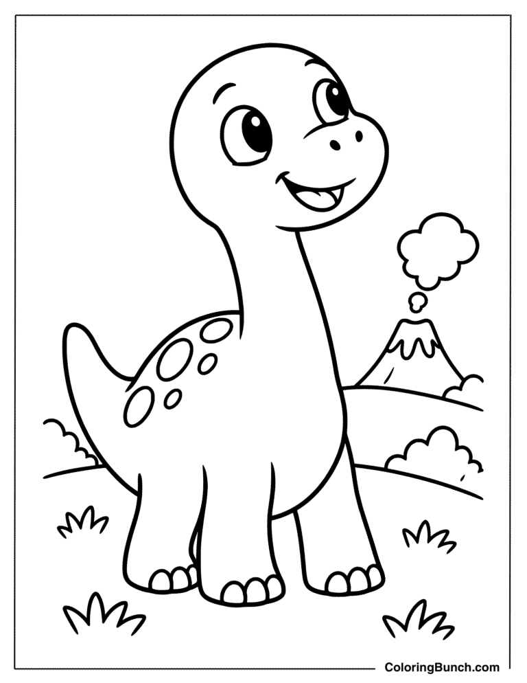 Dinosaur Coloring Sheets: 20 Free Printables for Kids