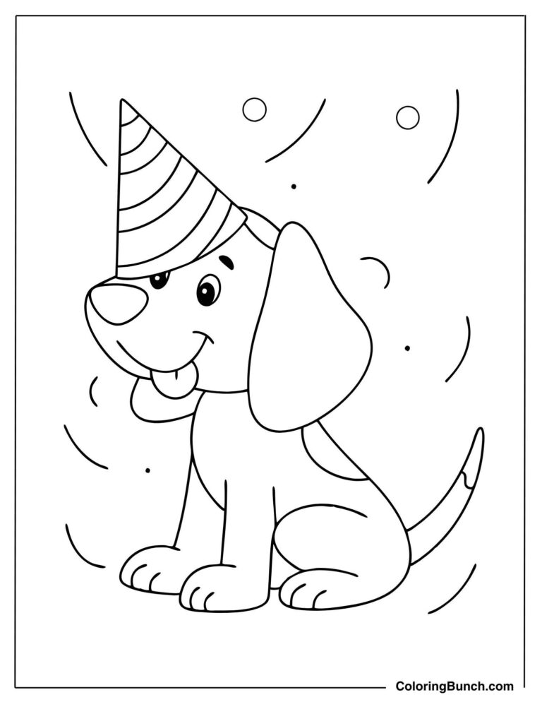 Dogs Coloring Pages (Free PDF Printables)