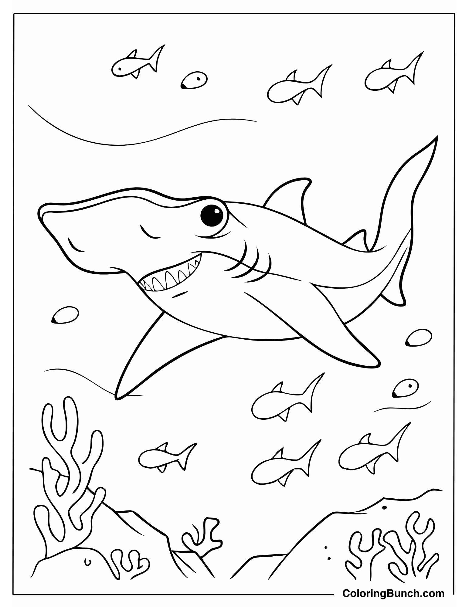 Sea Life Coloring Pages Free PDF Printables Sea Life Coloring Pages Free PDF Printables