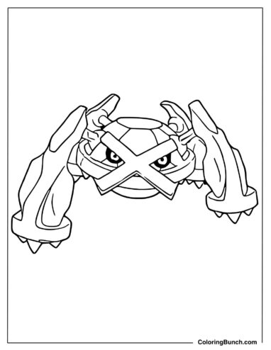 Metagross Pokemon Picture For Coloring