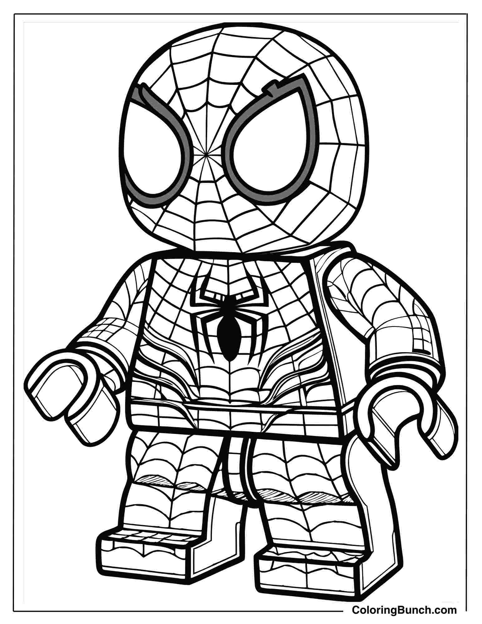 lego spiderman coloring page Spider-man Coloring Pages (Free PDF Printables)