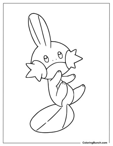 Mudkip Coloring Image