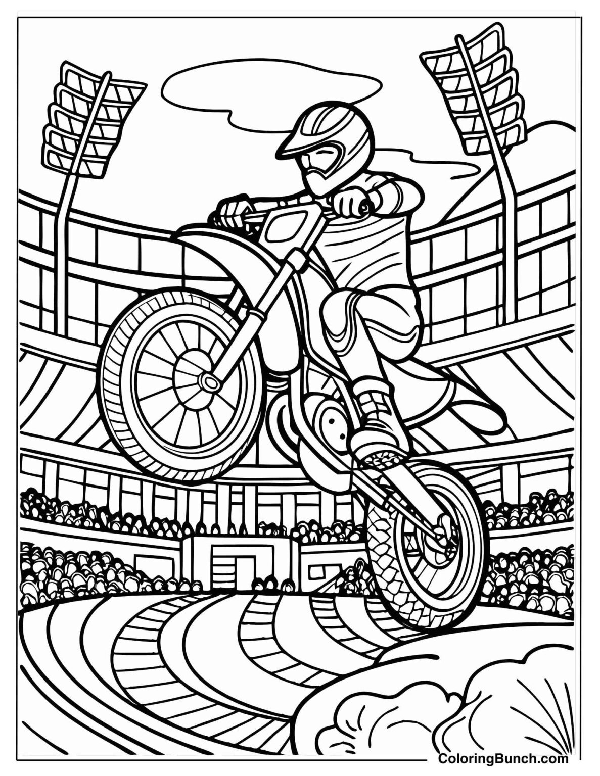Motorcycle - Coloring Bunch